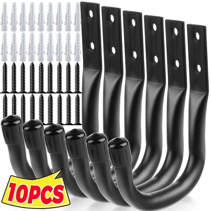 Kitchen Appliances Shelves - Double-holes Hooks with Screws Hardware Support