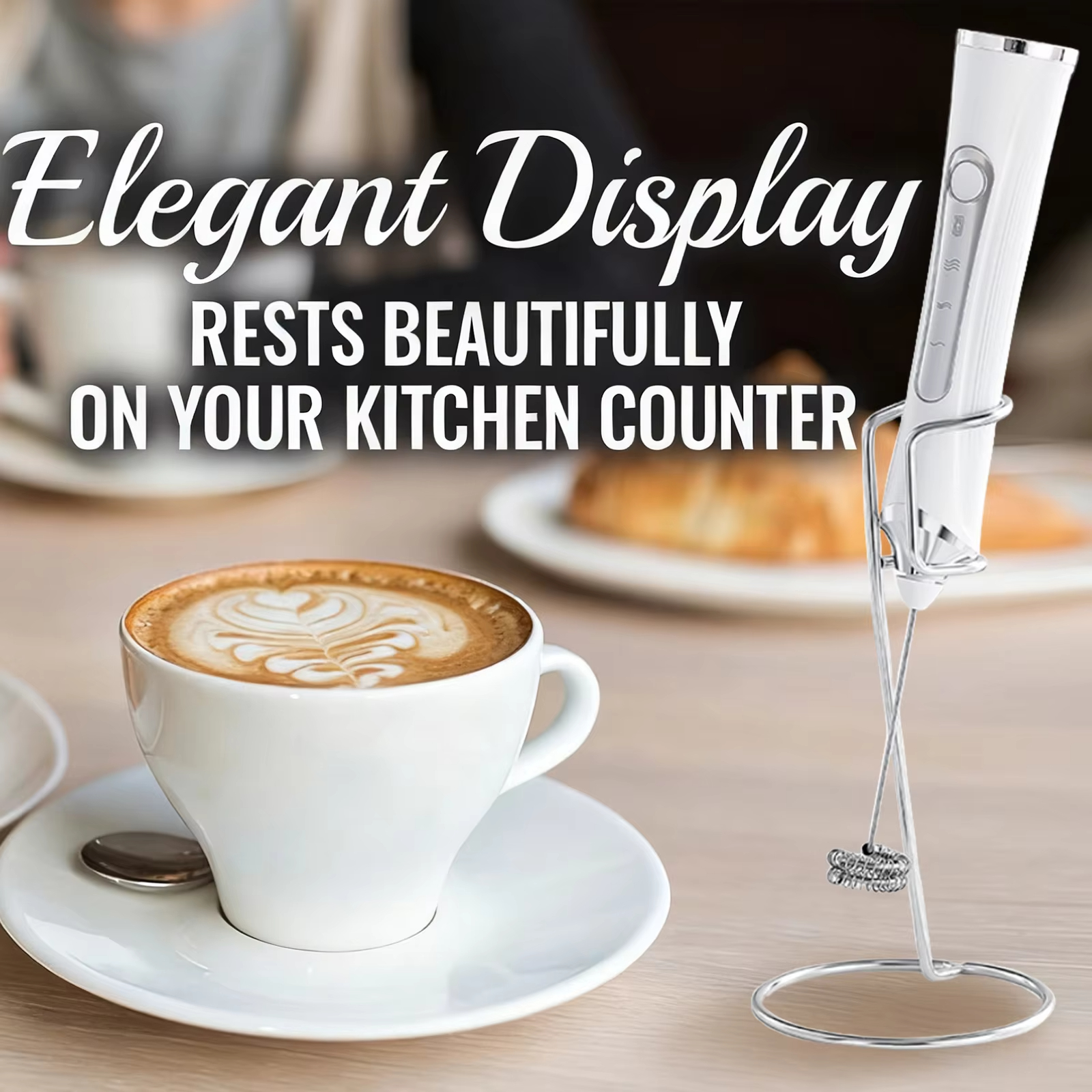 Fondue Set Electric - Electric milk frother, milk coffee mixer,
