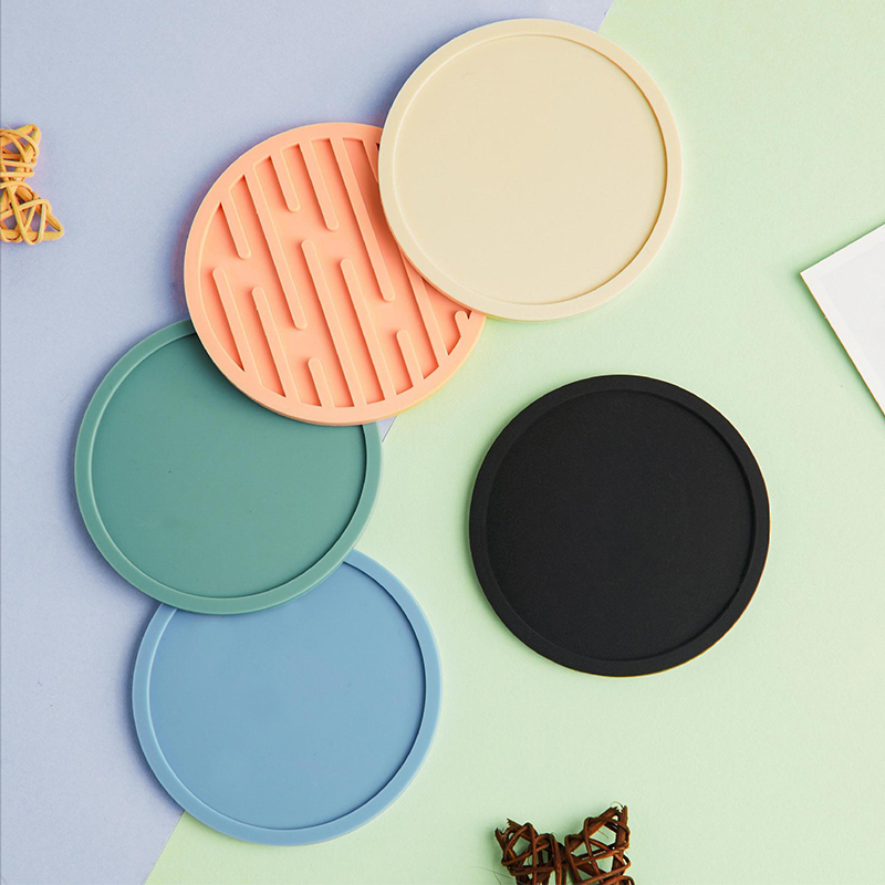 Kitchen Appliances Shelves - Food Grade Silicone Cup Coaster Tabletop