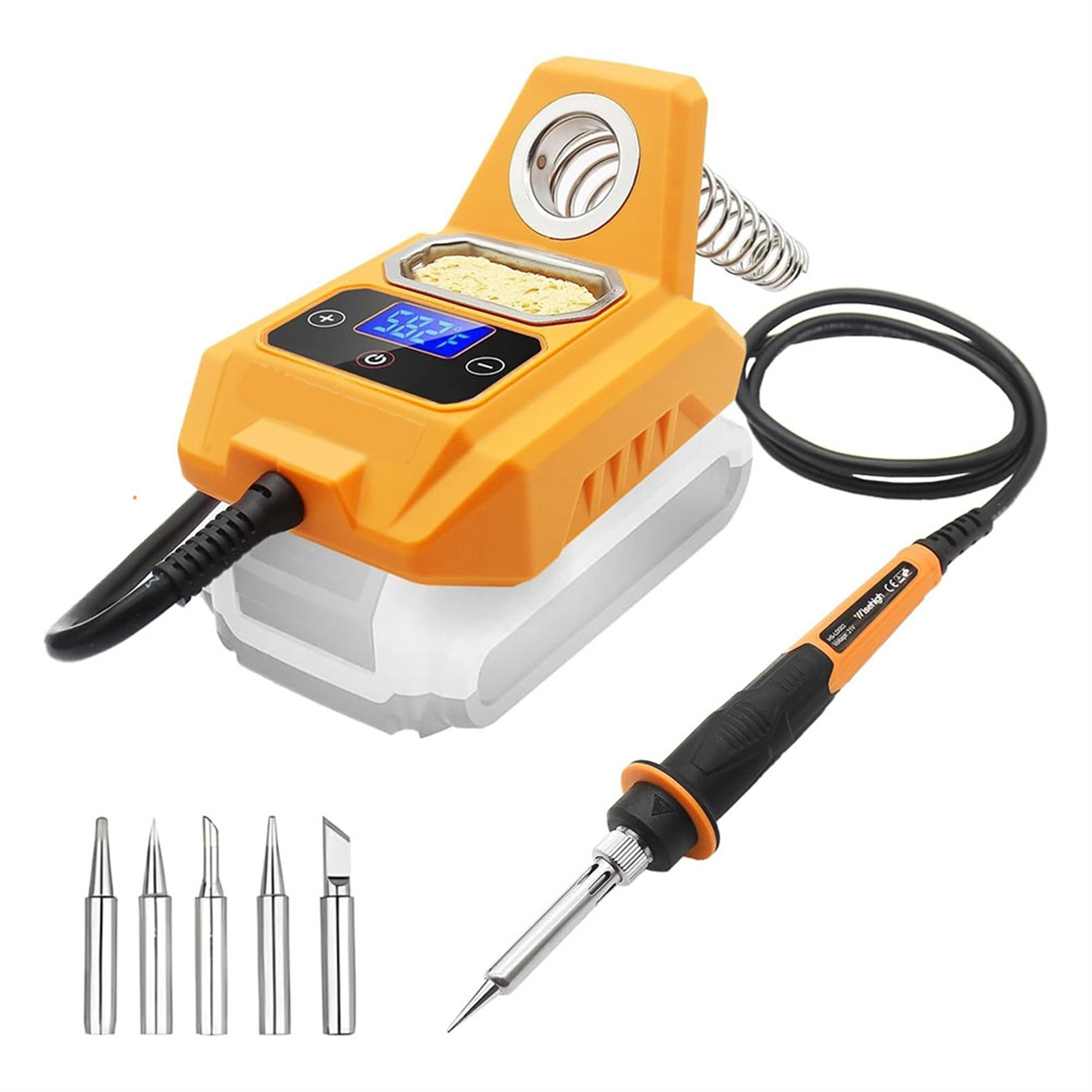 Fondue Set Electric - Cordless Soldering Station for Dewalt 20V