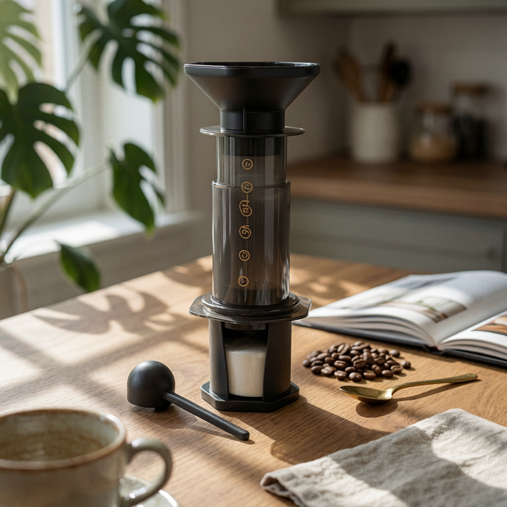 Kitchen Appliances Usa - Manual Coffee Brewer Upright Transparent Coffee