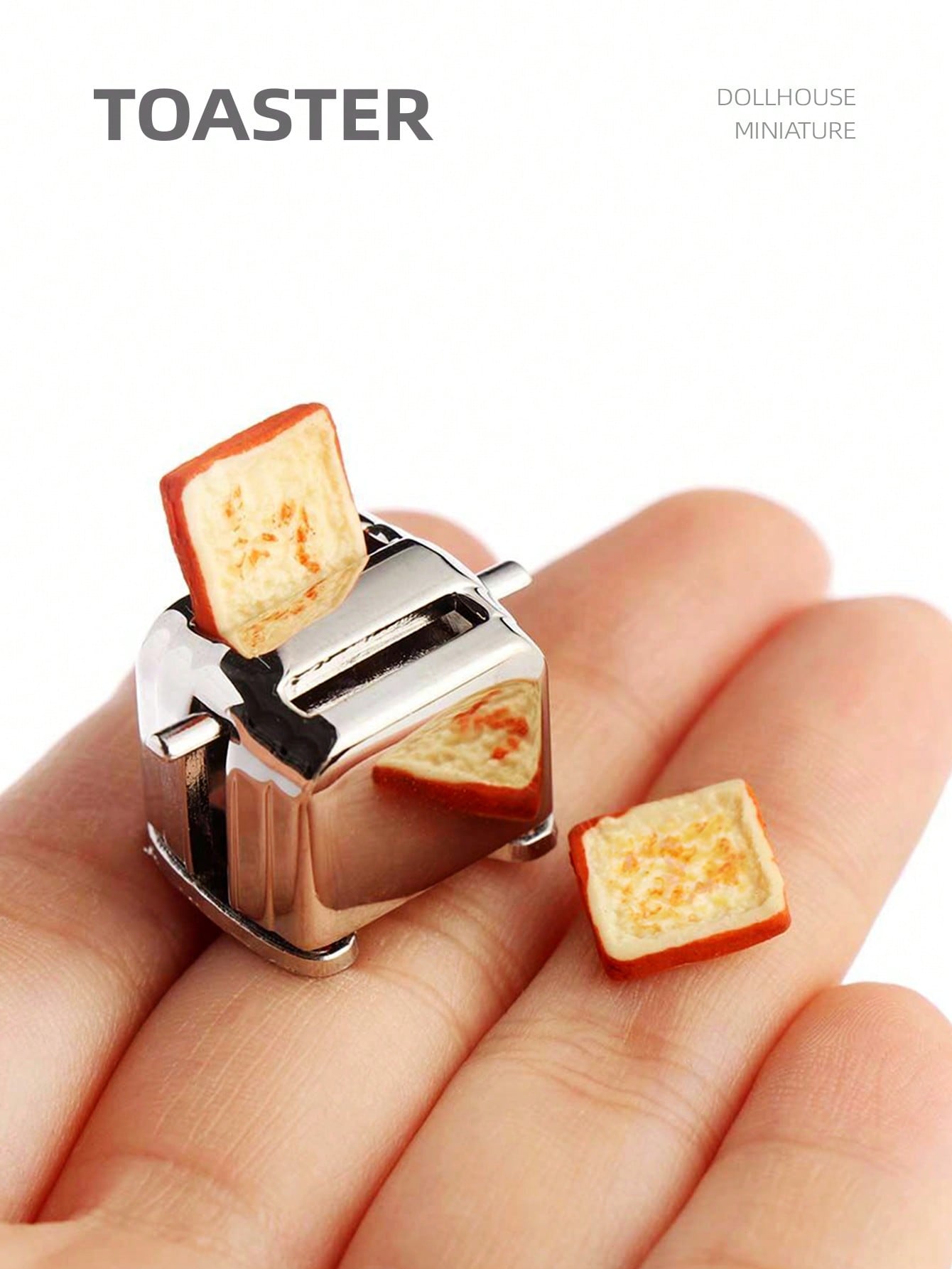 1:12 Dollhouse Miniature Toast - Kitchen Appliances Usa ulasan dan harga