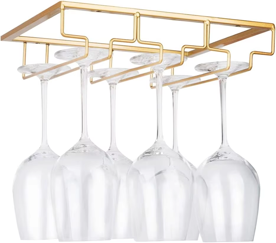 1PCS Wine Glass Rack Under Cab - Kitchen Appliances Shelves ulasan dan harga