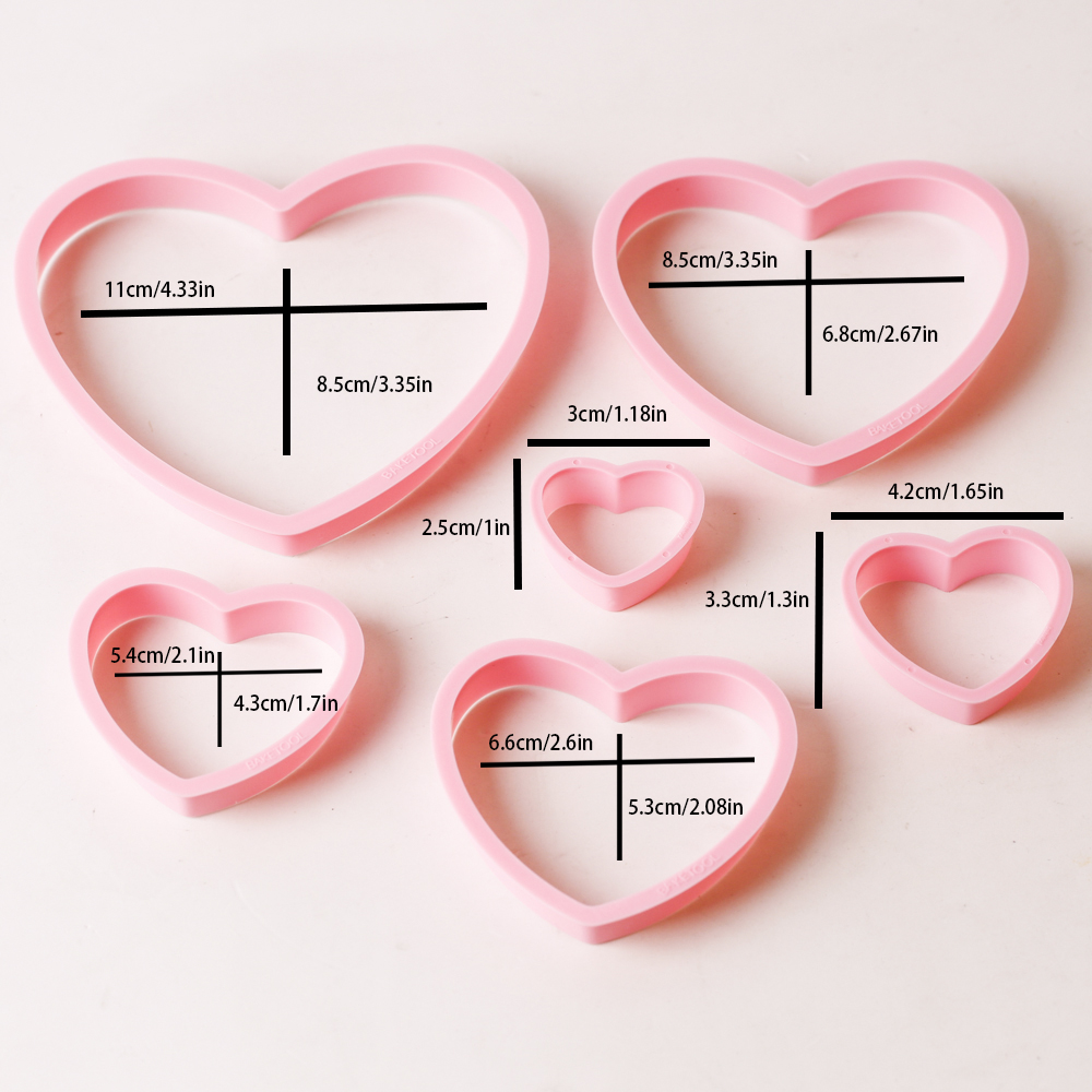 1set/3sets Pink Heart Star Flo - Kitchen Appliances Baking ulasan dan harga