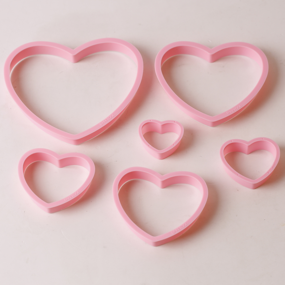 1set/3sets Pink Heart Star Flo - Kitchen Appliances Baking ulasan dan harga