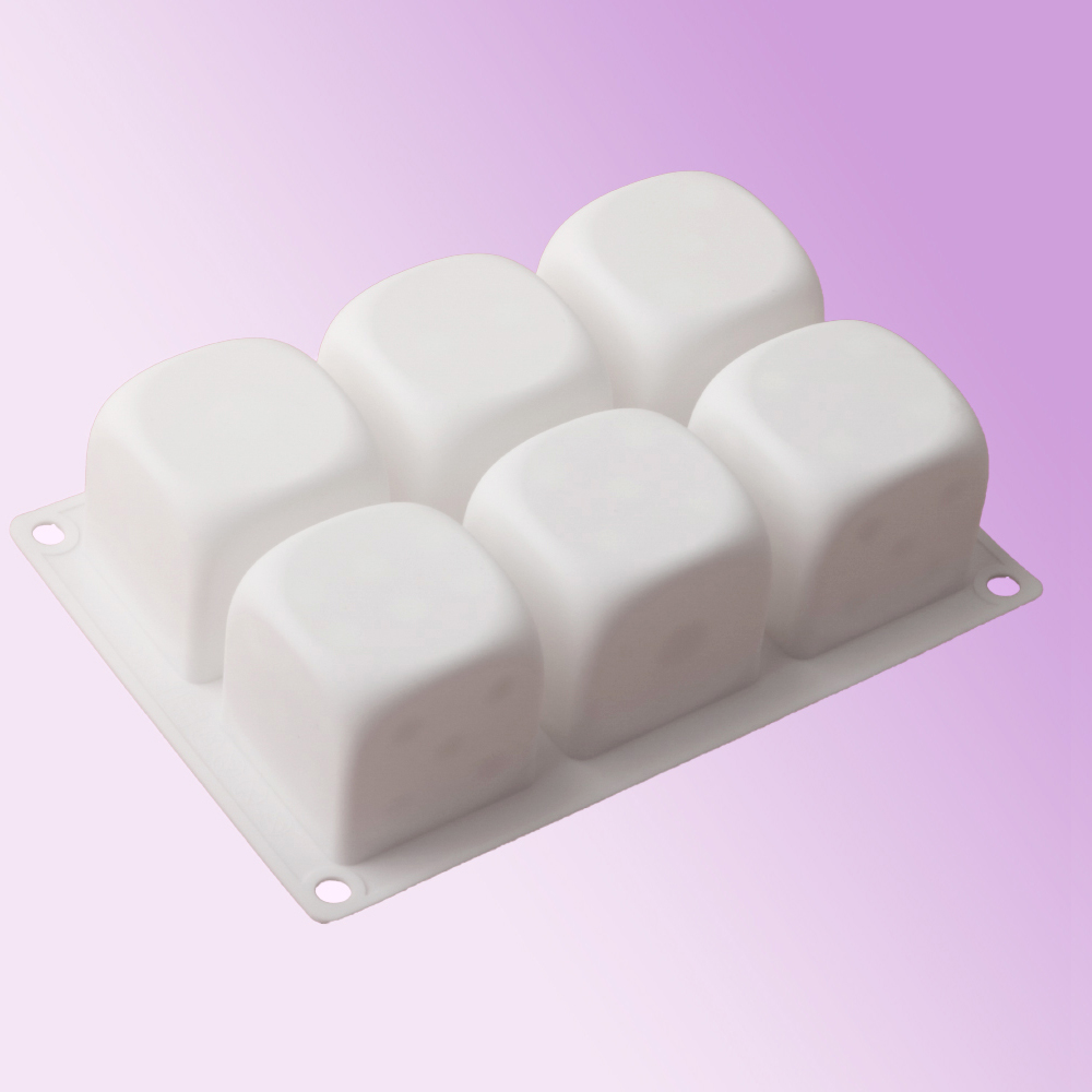 6-Cell Cube Mousse Cake Mould  - Kitchen Appliances Baking ulasan dan harga