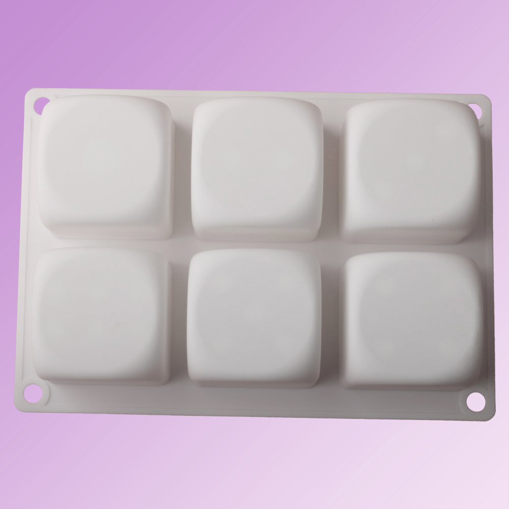 6-Cell Cube Mousse Cake Mould  - Kitchen Appliances Baking ulasan dan harga