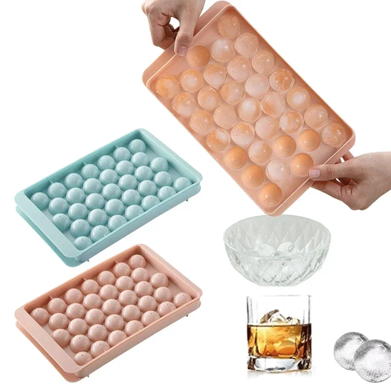 Round Ice Cube Tray Creative H - Kitchen Appliances Shelves ulasan dan harga