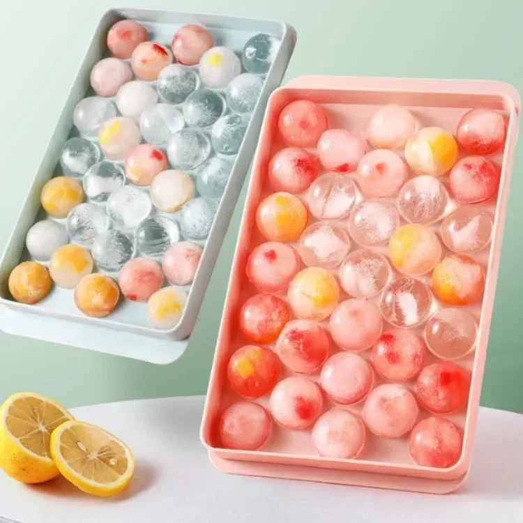 Round Ice Cube Tray Creative H - Kitchen Appliances Shelves ulasan dan harga