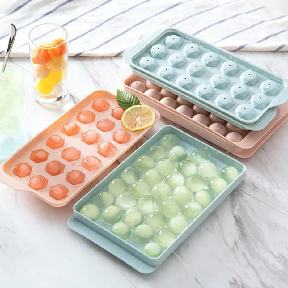 Round Ice Cube Tray Creative H - Kitchen Appliances Shelves ulasan dan harga