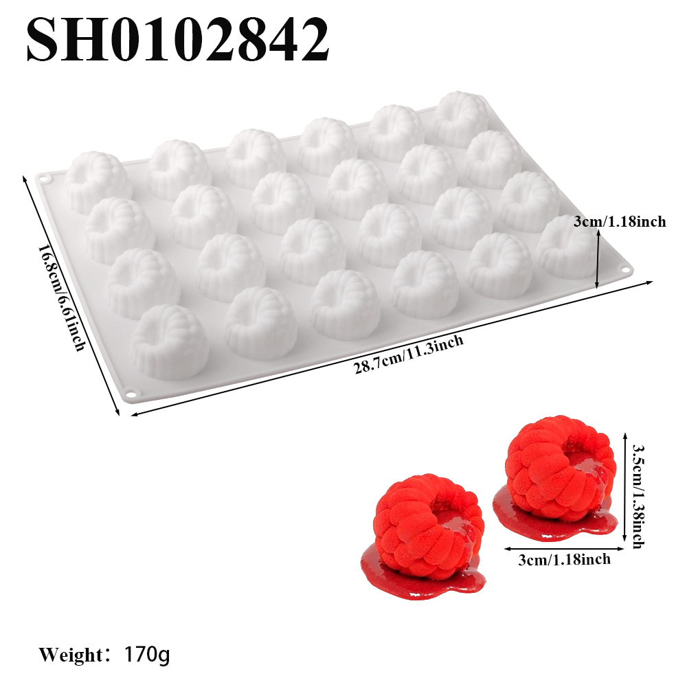 6/12/24-Cell Raspberry Design  - Kitchen Appliances Baking ulasan dan harga