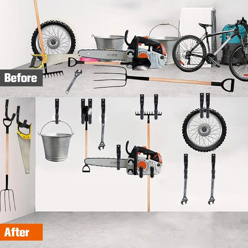 Double-holes Hooks with Screws - Kitchen Appliances Shelves ulasan dan harga