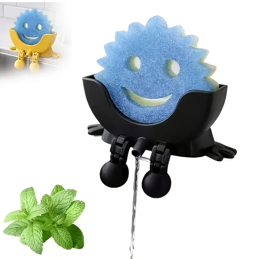 Drainable Soap & Sponge Holder - Kitchen Appliances Shelves ulasan dan harga