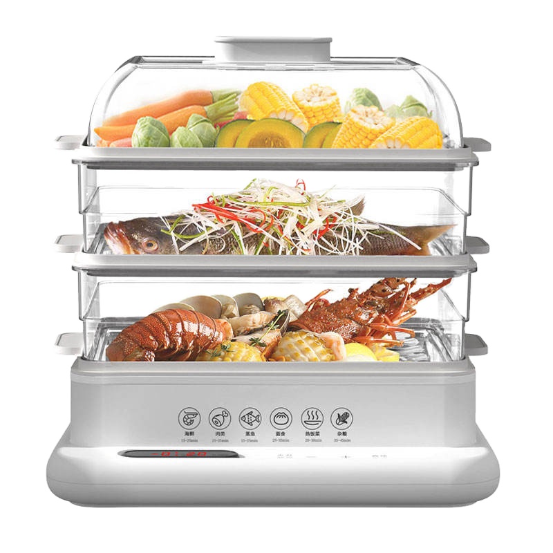 34L 800W Electric Steamer - 3- - Kitchen Appliances Wholesale ulasan dan harga