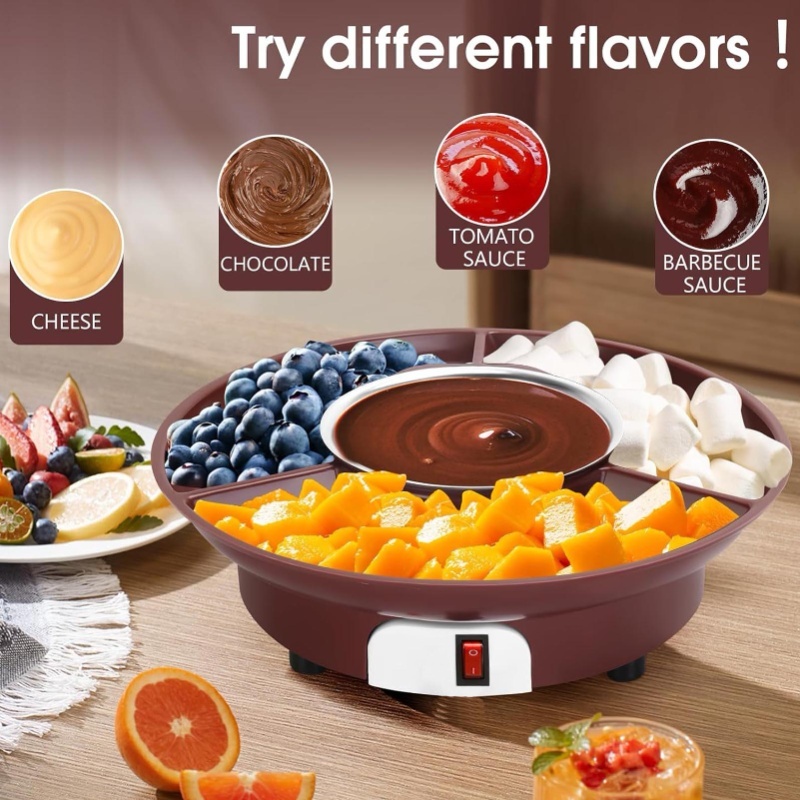 Electric Chocolate Melting Pot - Fondue Set Electric ulasan dan harga