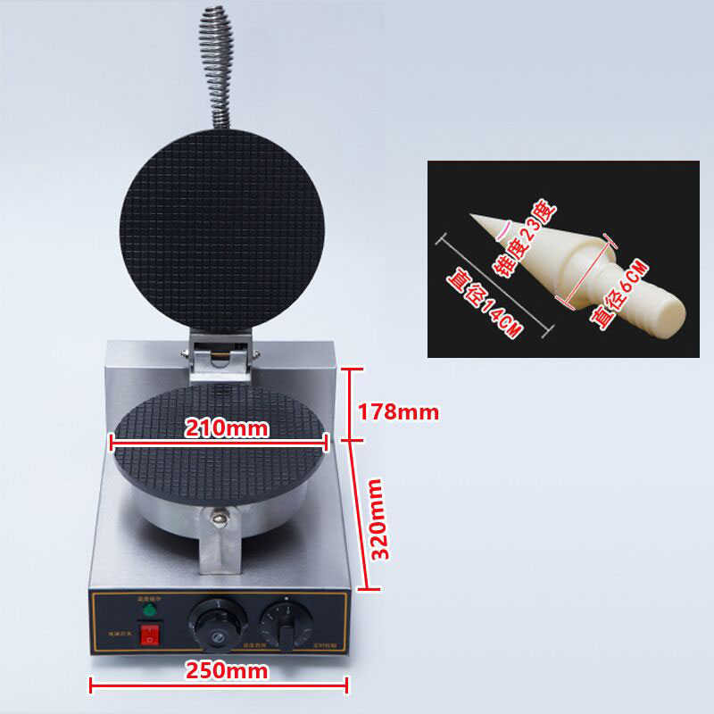 Commercial Ice Cream Cone Make - Crepe Maker Non Stick ulasan dan harga