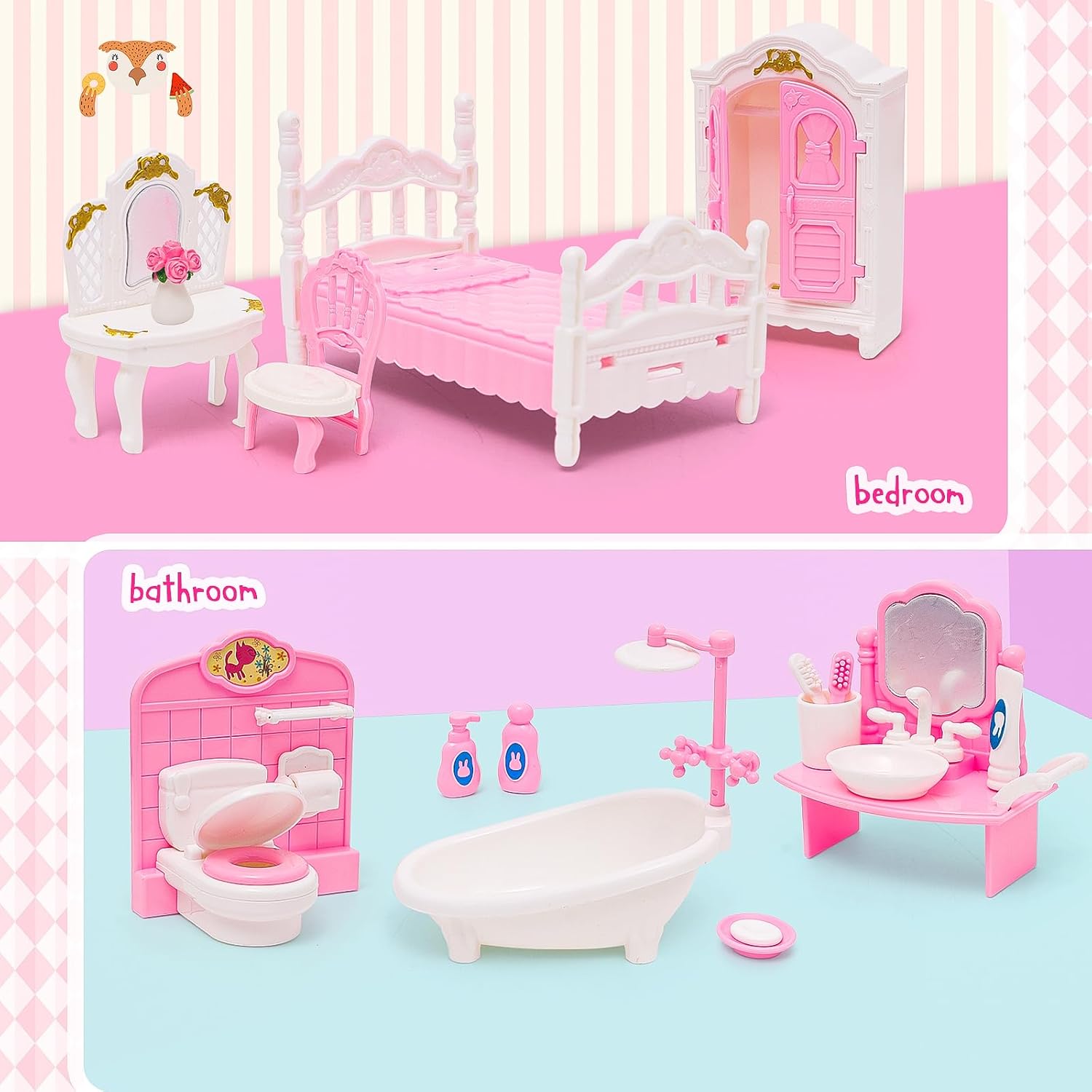 1:12 Dollhouse Ice Cream Truck - Kitchen Appliances Kids ulasan dan harga
