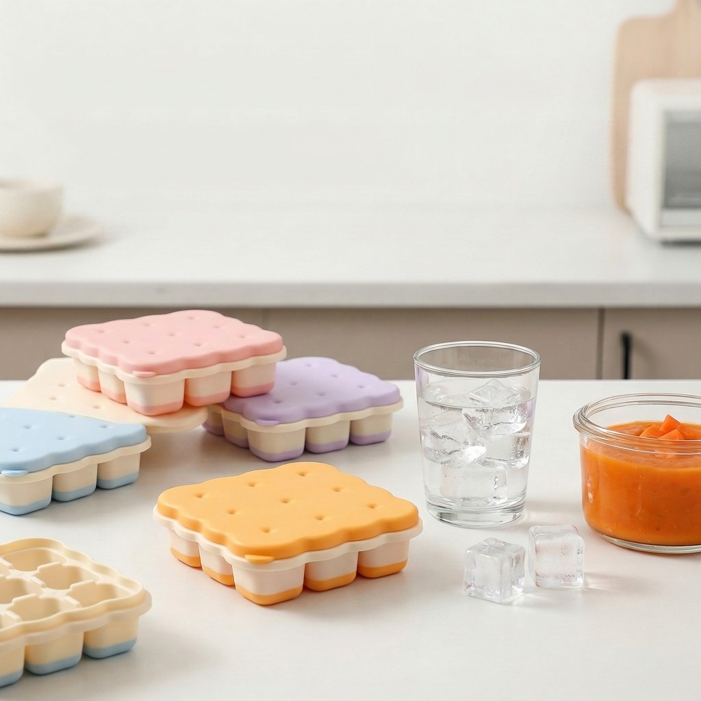 Cookie Shaped Plastic Ice Cube - Kitchen Appliances Shelves ulasan dan harga