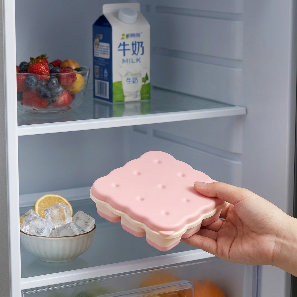 Cookie Shaped Plastic Ice Cube - Kitchen Appliances Shelves ulasan dan harga