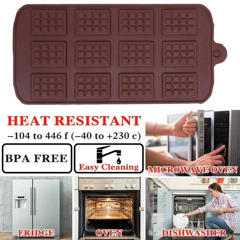 Silicone Chocolate Mold 12 Eve - Kitchen Appliances Baking ulasan dan harga