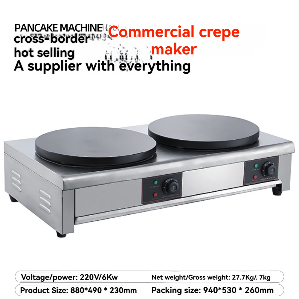 Pancake Machine Commercial Dou - Crepe Maker Non Stick ulasan dan harga