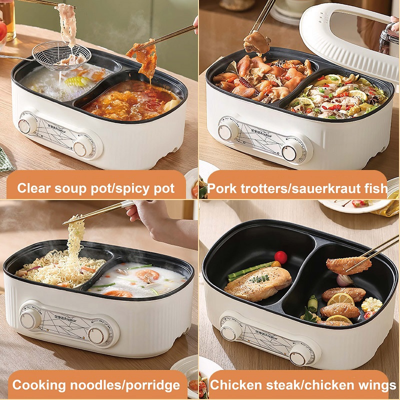 6L Double Liner Electric Hot P - Fondue Set Electric ulasan dan harga