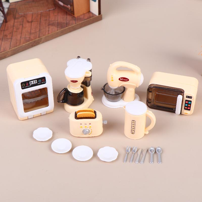 1 Set 1 12 Miniature Coffee Ma - Kitchen Appliances Kids ulasan dan harga