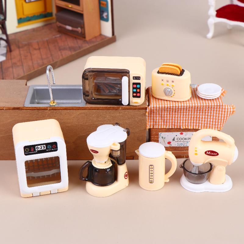 1 Set 1 12 Miniature Coffee Ma - Kitchen Appliances Kids ulasan dan harga