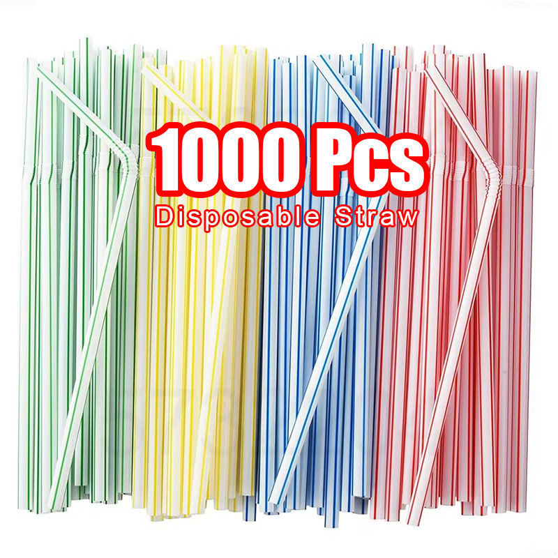 100-1000PCS Drinking Straws Co - Kitchen Appliances Wholesale ulasan dan harga