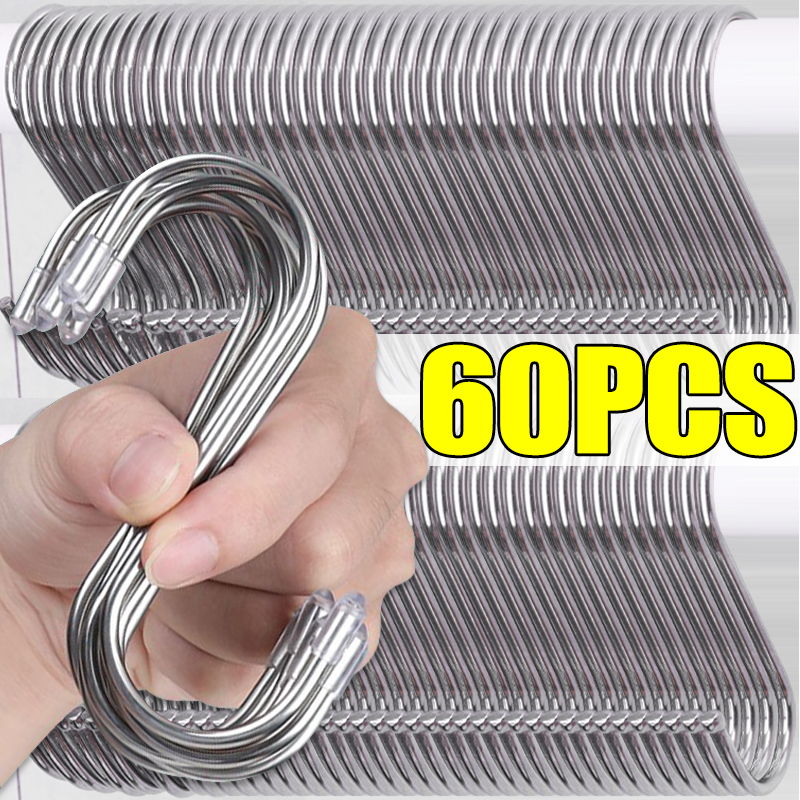 5.5/7/9cm S-shaped Hooks Stain - Kitchen Appliances Wholesale ulasan dan harga
