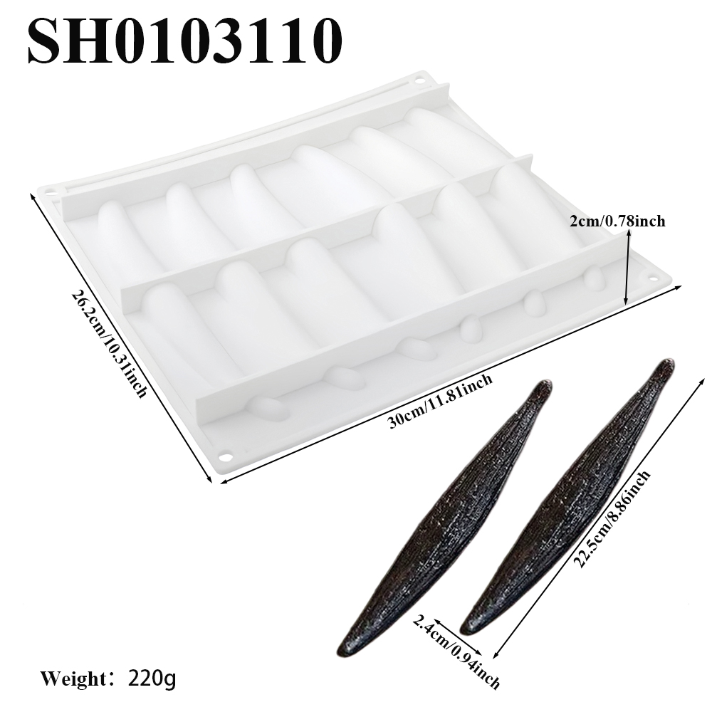 1 or 6 or 10-Cell Vanilla Pod  - Kitchen Appliances Baking ulasan dan harga