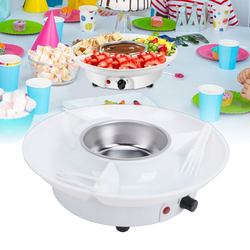 Electric Fondue Pot Set Chocol - Fondue Set Electric ulasan dan harga