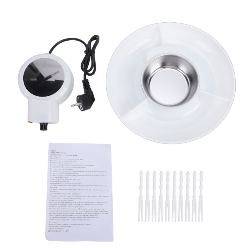 Electric Fondue Pot Set Chocol - Fondue Set Electric ulasan dan harga