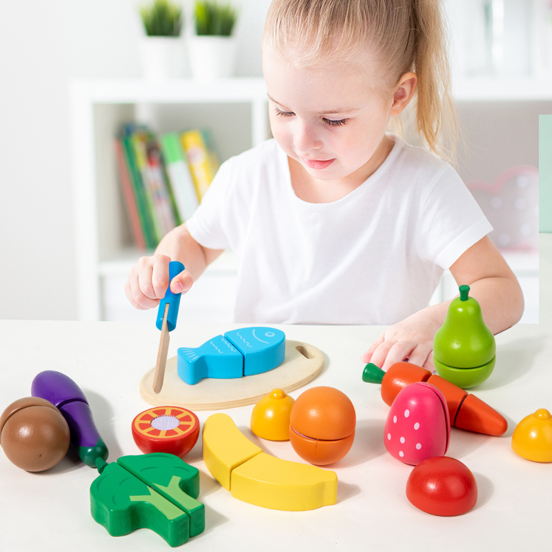 Wooden Pretend Toy Simulation  - Kitchen Appliances Kids ulasan dan harga
