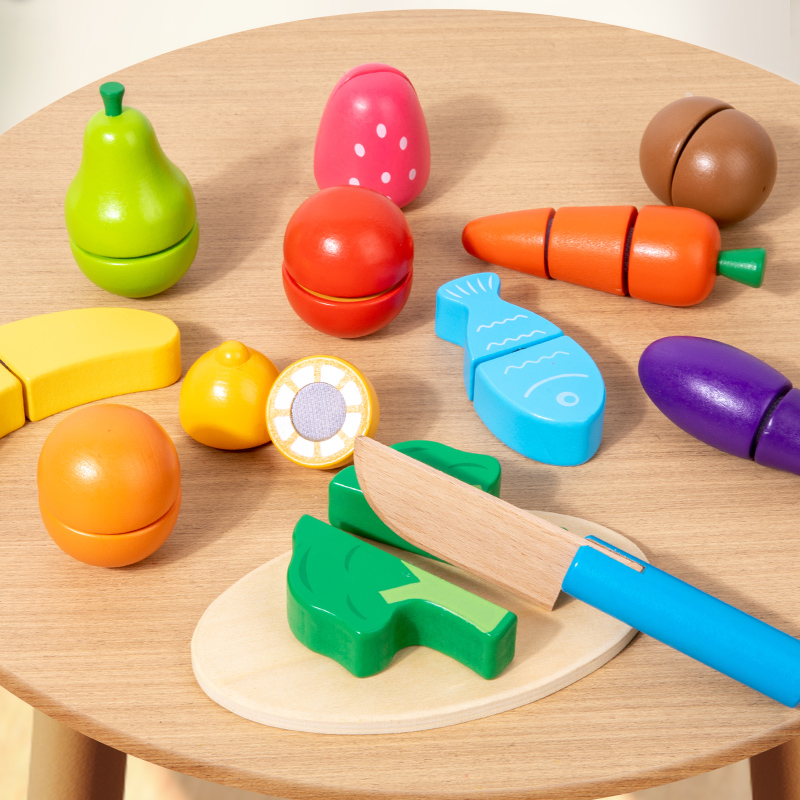 Wooden Pretend Toy Simulation  - Kitchen Appliances Kids ulasan dan harga