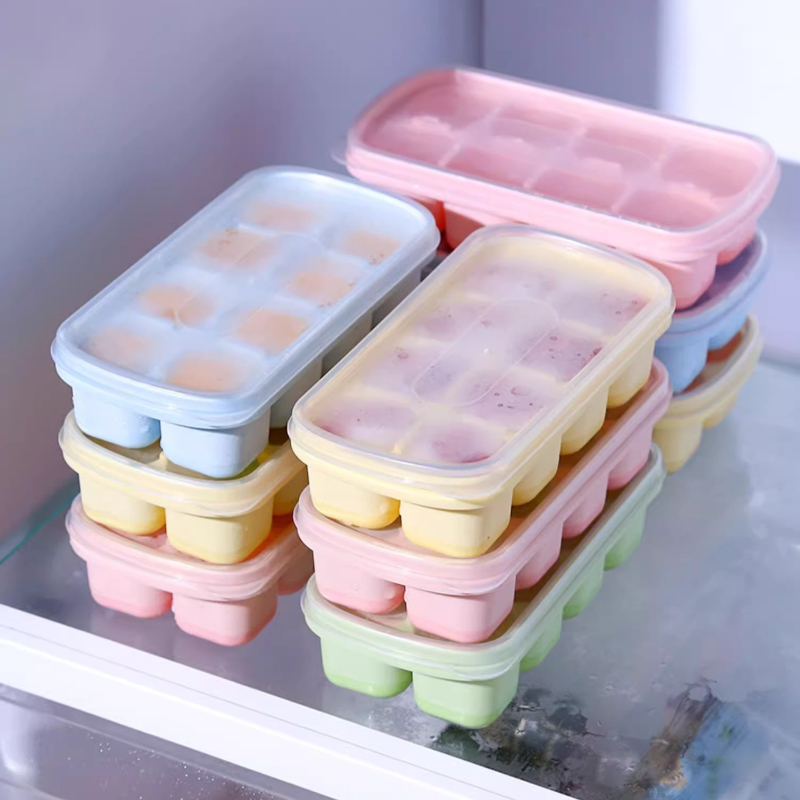 8-Grid Ice Cube Trays Silicone - Kitchen Appliances Shelves ulasan dan harga