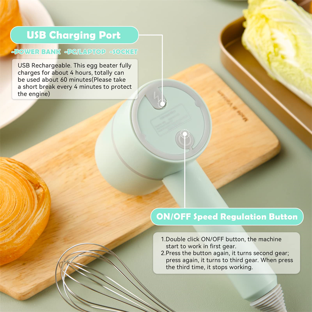 Portable Blender Mixer Kitchen - Fondue Set Electric ulasan dan harga